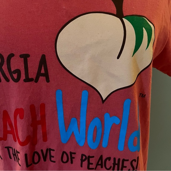 🍑 Georgia Peach World graphic tee size medium - Picture 3 of 3